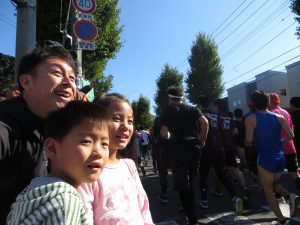 前回大会スタート付近応援の様子