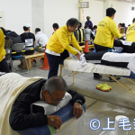 マッサージブースの様子