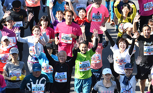 10kmマラソンのイメージ